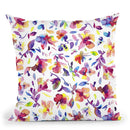 Watercolor Floral Hibiscus Pink Throw Pillow By Ninola Design