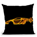 Lambo Countachd Throw Pillow By Octavian Mielu