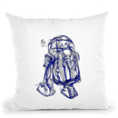 R2D2 Throw Pillow By Octavian Mielu