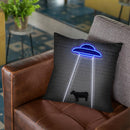 Ufo Throw Pillow By Octavian Mielu
