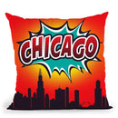 Chicago Throw Pillow By Octavian Mielu