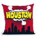 Houston Throw Pillow By Octavian Mielu