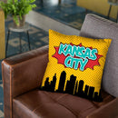 Kansas City Throw Pillow By Octavian Mielu