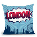 London Throw Pillow By Octavian Mielu