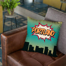 Portland Throw Pillow By Octavian Mielu