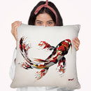 Koi Fish Throw Pillow By Osnat Tzadok