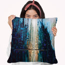 City Of Angels Throw Pillow By Osnat Tzadok