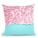 Pink Ocean Throw Pillow By Paul Fuentes