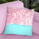 Pink Ocean Throw Pillow By Paul Fuentes