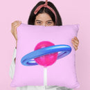 Planet Lolipopo Throw Pillow By Paul Fuentes