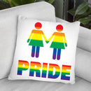 Girl Gay Pride Throw Pillow By Pride Designs - by all about vibe