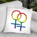 Girl Sign Gay Pride Throw Pillow By Pride Designs - by all about vibe