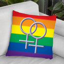 Girl Sign Gay Pride I Throw Pillow By Pride Designs - by all about vibe
