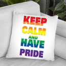Keep Calm Gay Pride Throw Pillow By Pride Designs - by all about vibe