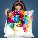 La Vie En Rose Throw Pillow By Patrice Murciano