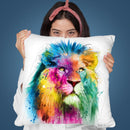 Lion Throw Pillow By Patrice Murciano