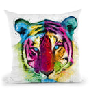 Tiger Throw Pillow By Patrice Murciano