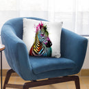 Zebra Pop Throw Pillow By Patrice Murciano