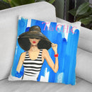 Tres Chic Throw Pillow By Rongrong