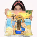 Best Mom 2019 Throw Pillow By Rongrong