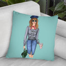 Insert Coffee To Begin Throw Pillow By Rongrong