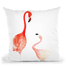 Flamingo Throw Pillow By Rongrong