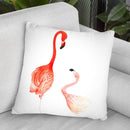 Flamingo Throw Pillow By Rongrong