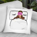 Let'S Sleep In Throw Pillow By Rongrong