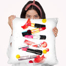 Lipsticks Collection 2 Throw Pillow By Rongrong