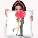 Love In The Air Valentine'S Day Throw Pillow By Rongrong