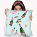 Pop Fizz Clink Throw Pillow By Rongrong