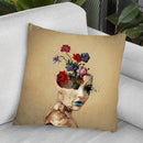 Broken Beauty Throw Pillow By Riza Peker