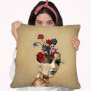 Broken Beauty Throw Pillow By Riza Peker