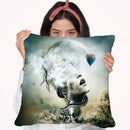 Captured Throw Pillow By Riza Peker