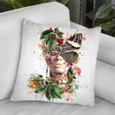 Inside Butterfly Throw Pillow By Riza Peker