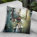 Life In Dead Throw Pillow By Riza Peker