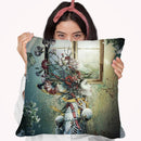 Life In Dead Throw Pillow By Riza Peker