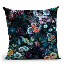 Night Garden Throw Pillow By Riza Peker