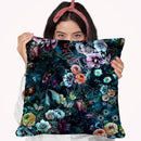 Night Garden Throw Pillow By Riza Peker