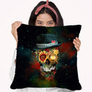 Skull Lover Throw Pillow By Riza Peker