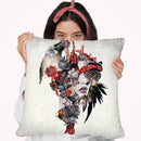 Surreal Woman Ii Throw Pillow By Riza Peker