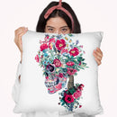 Skull Xiii Throw Pillow By Riza Peker