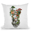 Woman Throw Pillow By Riza Peker