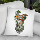 Woman Throw Pillow By Riza Peker