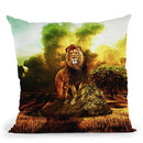 Lion Vi Throw Pillow By Riza Peker