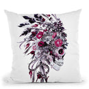 Momento Mori Chief Throw Pillow By Riza Peker