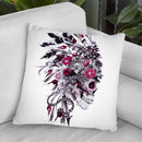 Momento Mori Chief Throw Pillow By Riza Peker