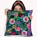 Botanical Flowers Ii Throw Pillow By Riza Peker