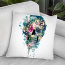 Skull St Iii Throw Pillow By Riza Peker