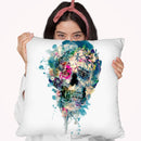 Skull St Iii Throw Pillow By Riza Peker